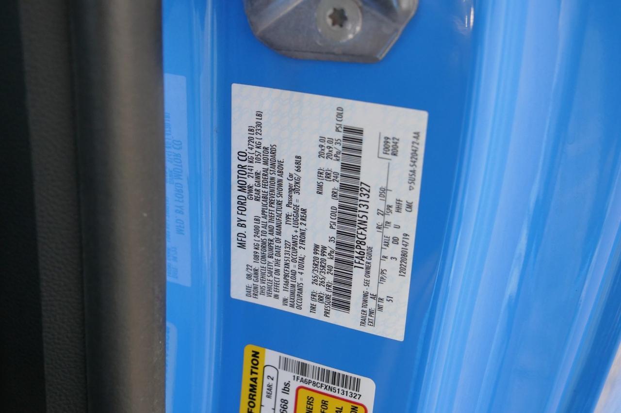 2022 Ford Mustang GT Premium / Corsa Exhaust / 5.0L V8! Lincolnton NC