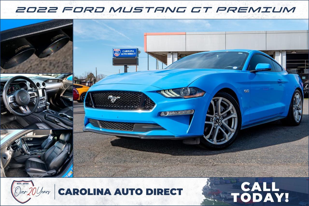 2022 Ford Mustang GT Premium / Corsa Exhaust / 5.0L V8!