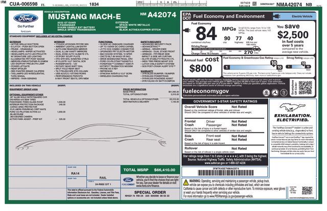 2022 Ford Mustang Mach-E GT Raleigh NC