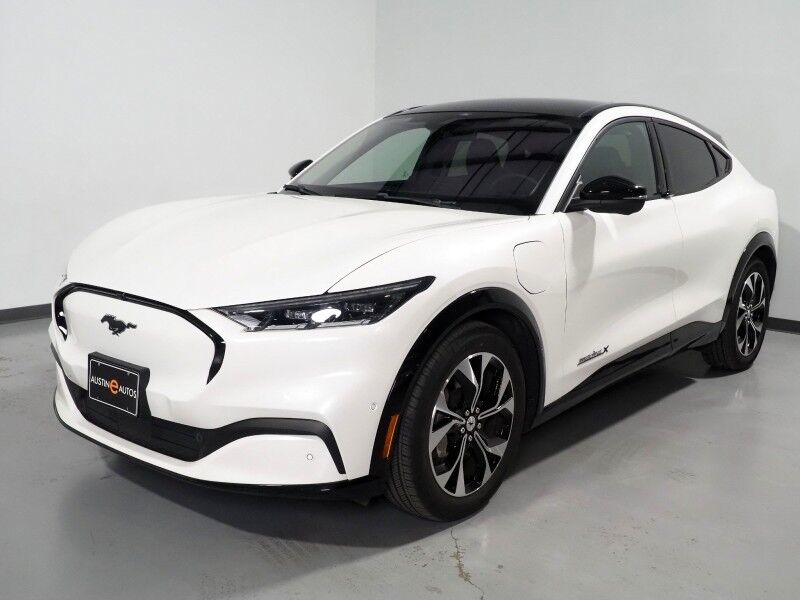 2022 Ford Mustang Mach-E Premium *EXTENDED RANGE BATTERY, PANORAMA GLASS ROOF, BLUECRUISE, NAVIGATION, DIGITAL COCKPIT, SAFETY ALERTS, 360 CAMERAS, HEATED SEATS/STEERING, WIRELESS CHARGING, BANG & OLUFSEN, ANDROID & APPLE Round Rock TX