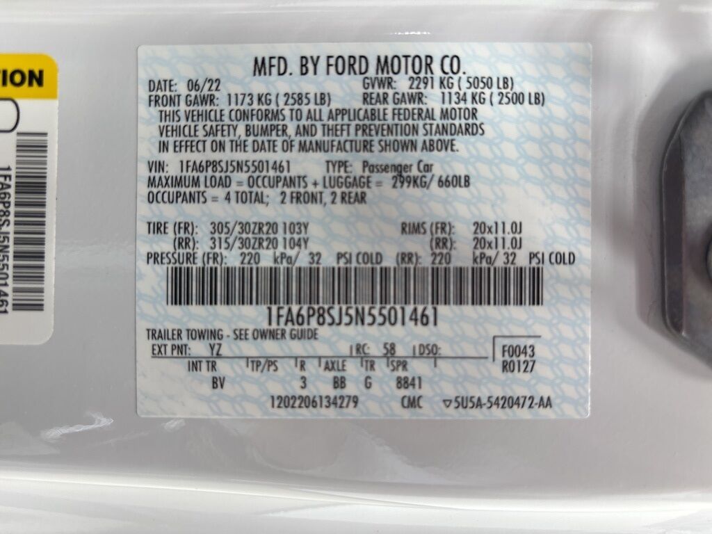 2022 Ford Mustang Shelby GT500 RWD Fond du Lac WI