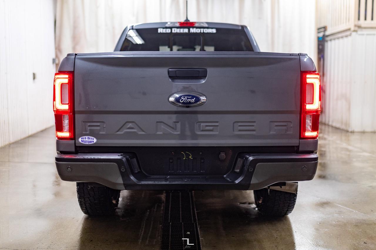 2022 Ford Ranger 4x4 Crew Cab XLT FX4 PSeat BCam Red Deer AB