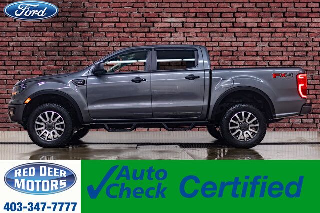 2022 Ford Ranger 4x4 Crew Cab XLT FX4 PSeat BCam Red Deer AB