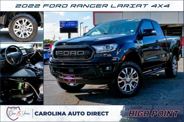 2022 Ford Ranger LARIAT 4X4 / NAV / New Tires / Adaptive Cruise! High Point NC