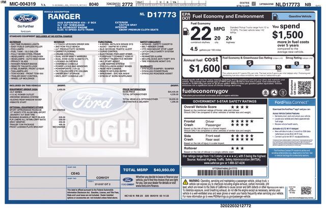 2022 Ford Ranger XLT Raleigh NC