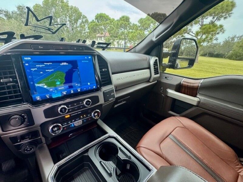 2022 Ford SUPER DUTY F-450 DRW KING RANCH TURBO DIESEL LIFTED 4X4 WHEELS DUALLY LOW MILES LIKE NEW Sarasota FL