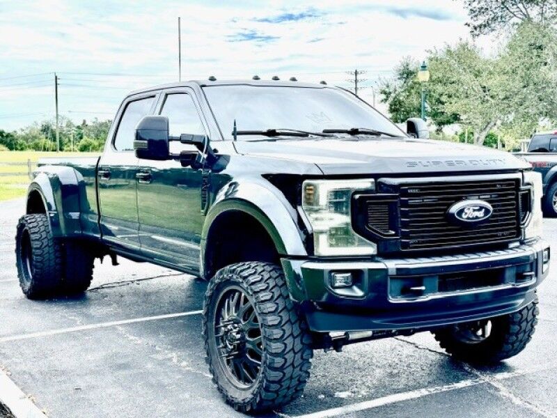 2022 Ford SUPER DUTY F-450 DRW KING RANCH TURBO DIESEL LIFTED 4X4 WHEELS DUALLY LOW MILES LIKE NEW Sarasota FL
