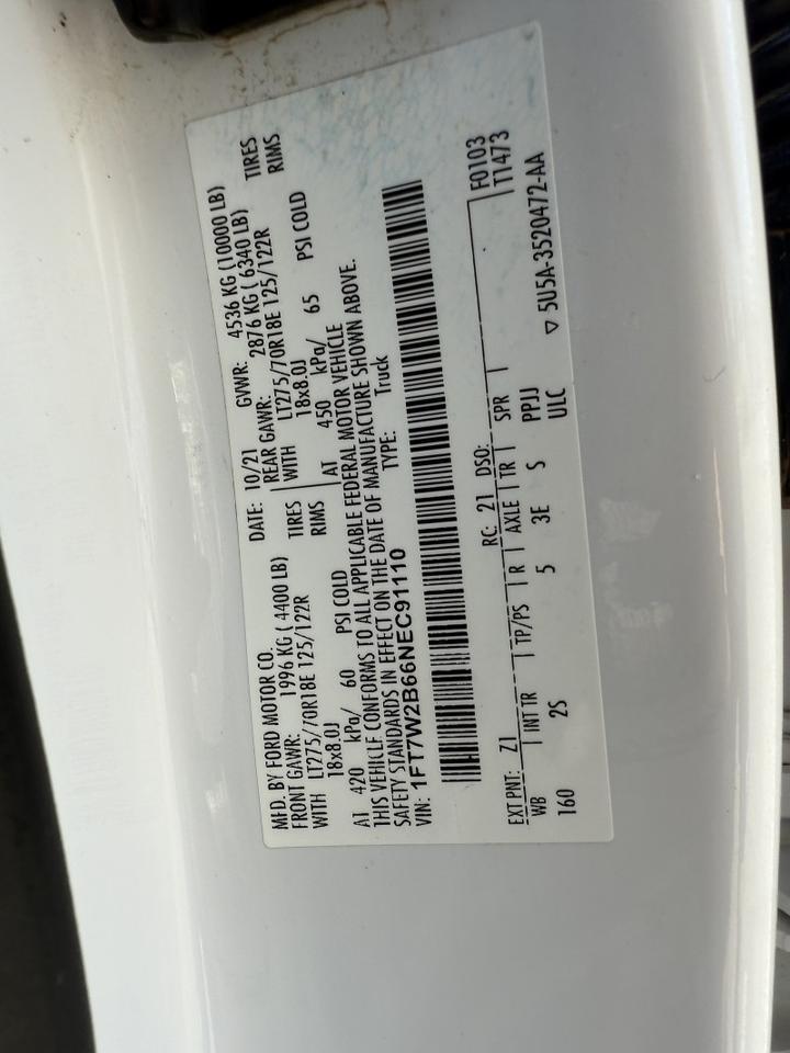 2022 Ford Super Crew F-250 FX4 4x4 XLT Collinsville OK