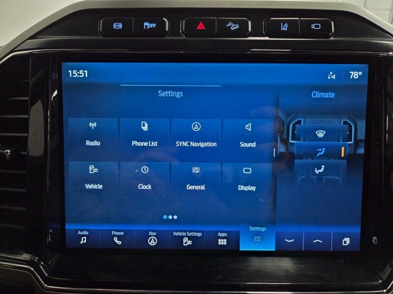 2022 Ford Super Duty F-250 LARIAT Ultimate 6.7L Diesel 12in Screen GPS Camera New Tires FREE WARRANTY Arlington TX