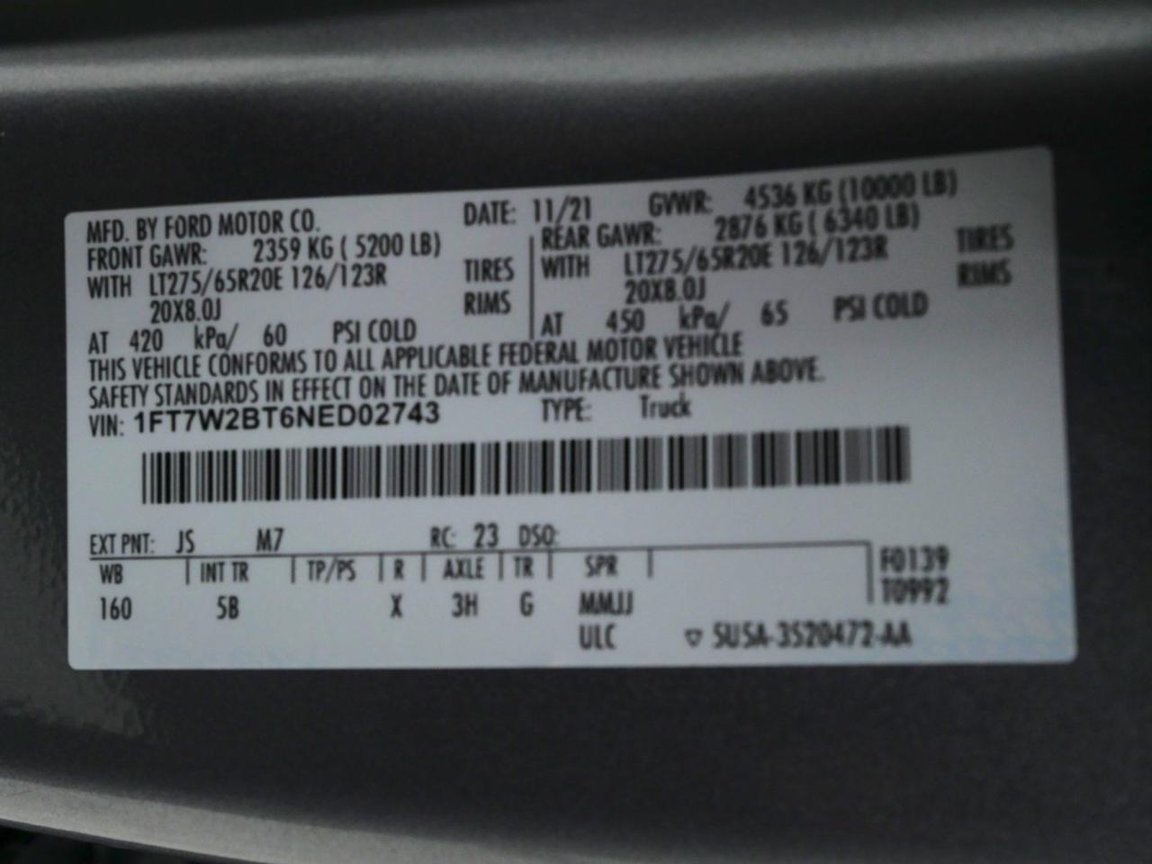 2022 Ford Super Duty F-250 Lariat FX4 6.7L Power Stroke 4x4 Mansfield TX