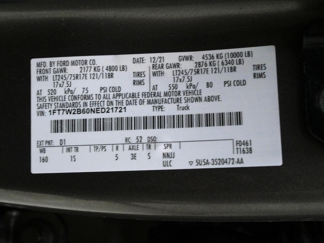 2022 Ford Super Duty F-250 XL 6.2L 4x4 Mansfield TX