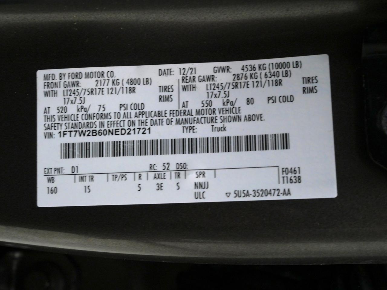 2022 Ford Super Duty F-250 XL 6.2L 4x4 Mansfield TX