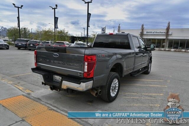 2022 Ford Super Duty F-250 XLT / 4X4 / Crew Cab / 6.7L Power Stroke Diesel / Power Mirrors, Windows & Locks / Blind Spot Alert / Bluetooth / Backup Camera / Keyless Entry / Running Boards / Block Heater / Tow Pkg / 1-Owner Anchorage AK