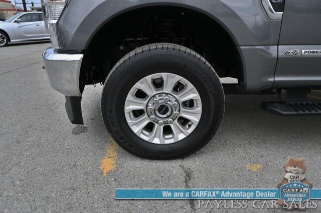 2022 Ford Super Duty F-250 XLT / 4X4 / Crew Cab / 6.7L Power Stroke Diesel / Power Mirrors, Windows & Locks / Blind Spot Alert / Bluetooth / Backup Camera / Keyless Entry / Running Boards / Block Heater / Tow Pkg / 1-Owner Anchorage AK