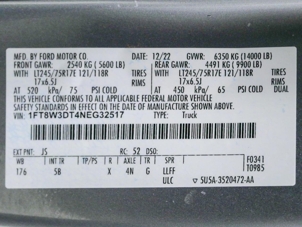 2022 Ford Super Duty F-350 DRW Lariat FX4 6.7L Power Stroke 4x4 Mansfield TX