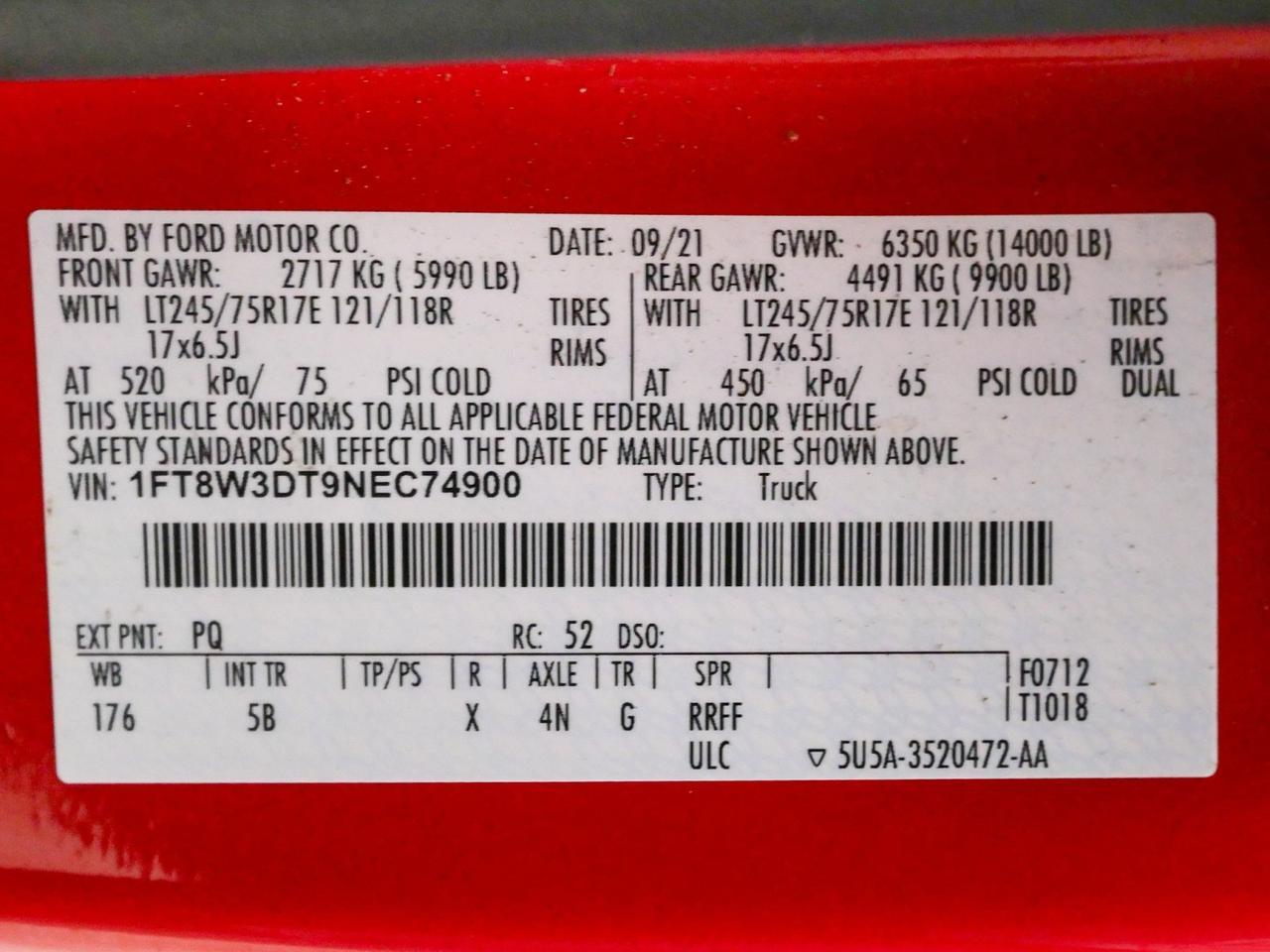 2022 Ford Super Duty F-350 DRW Lariat FX4 6.7L Power Stroke 4x4 Mansfield TX