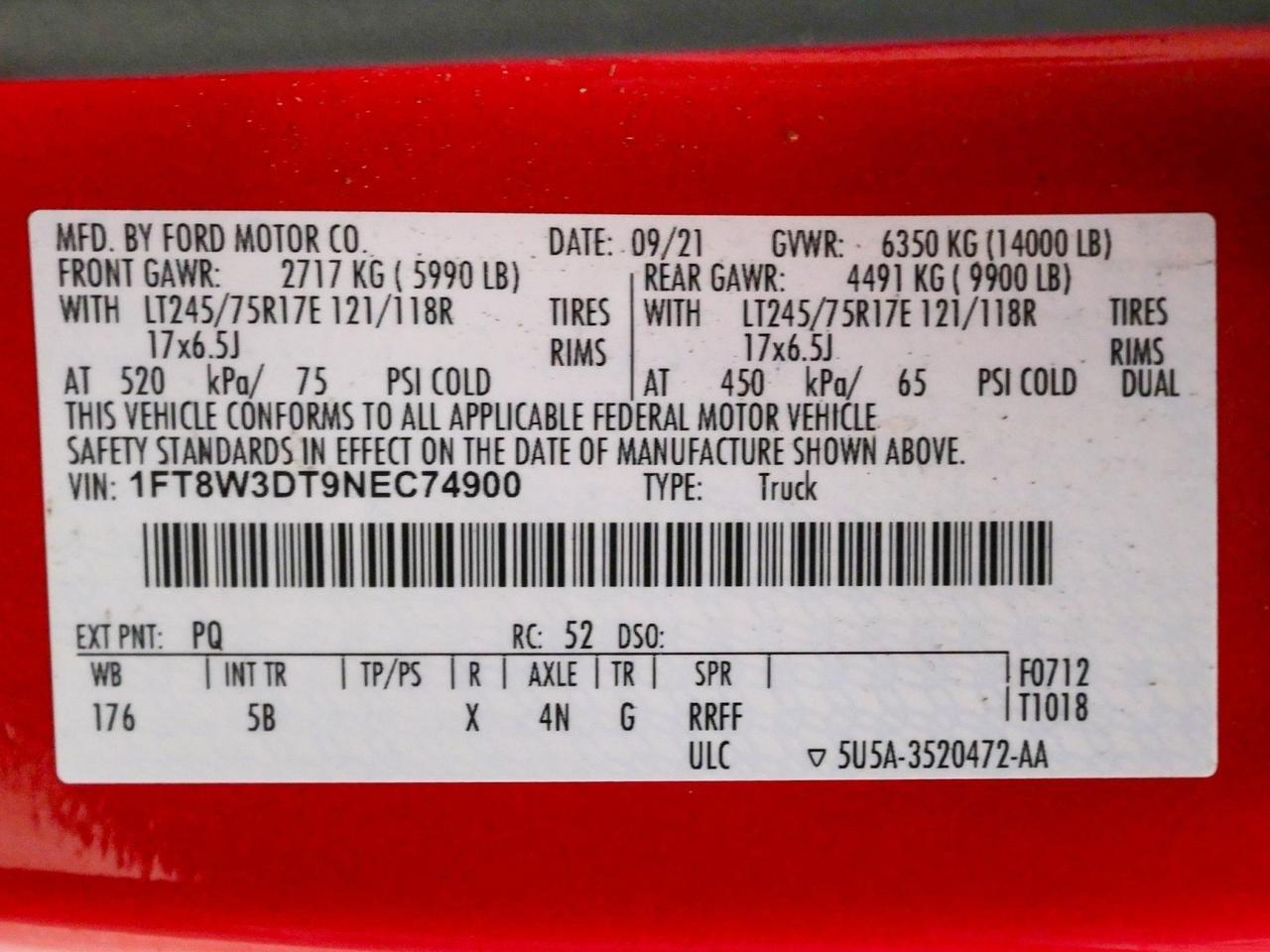 2022 Ford Super Duty F-350 DRW Lariat FX4 6.7L Power Stroke 4x4 Mansfield TX