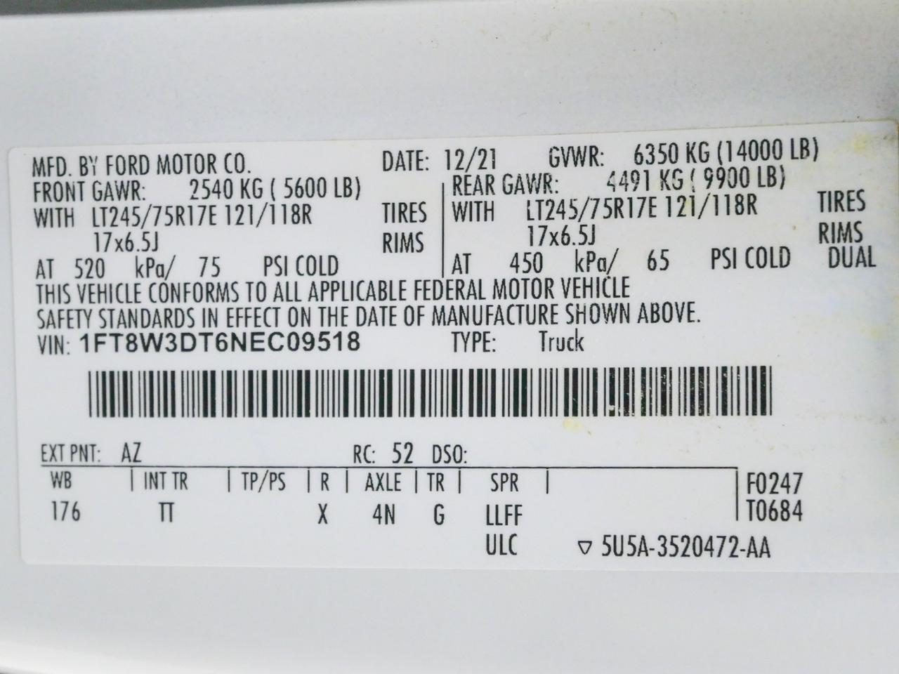 2022 Ford Super Duty F-350 DRW Limited FX4 6.7L Powerstroke 4x4 Mansfield TX