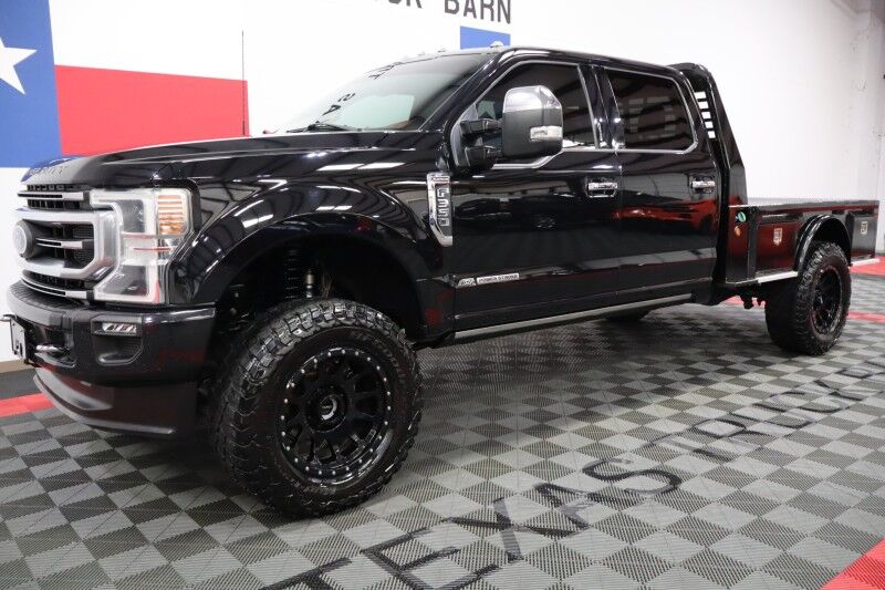 2022 Ford Super Duty F-350 Platinum BDS Lift Fox Shocks 37in tires Flatbed FREE WARRANTY