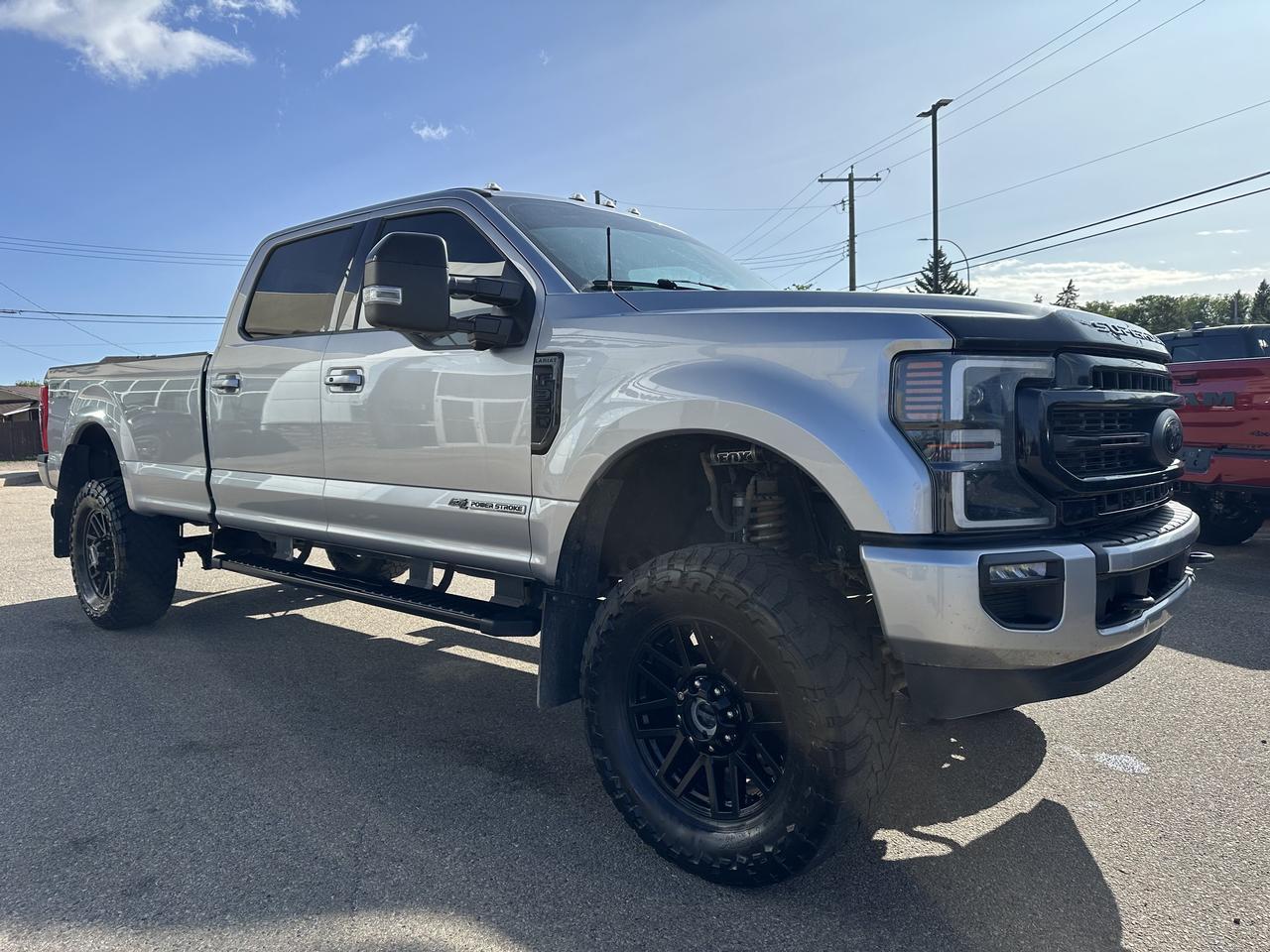 2022 Ford Super Duty F-350 SRW Crew Cab | V8 Power Stroke Diesel | DELETED | BDS Lift | Long Box | Lariat Ultimate | Moon Roof Redwater AB