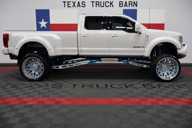 2022 Ford Super Duty F-450 DRW Platinum Custom Lift 28in Wheels 38in Tires 6.7L Diesel LED Lights Arlington TX