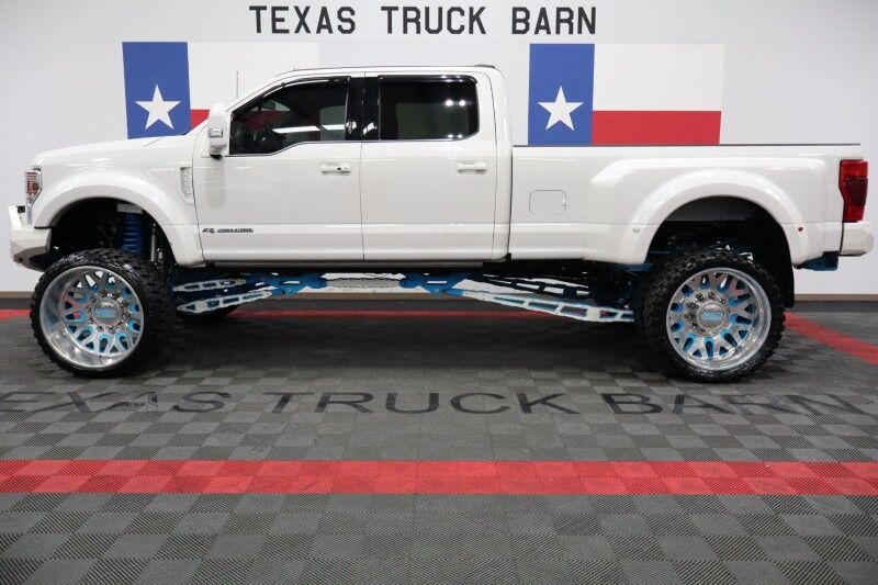 2022 Ford Super Duty F-450 DRW Platinum Custom Lift 28in Wheels 38in Tires 6.7L Diesel LED Lights