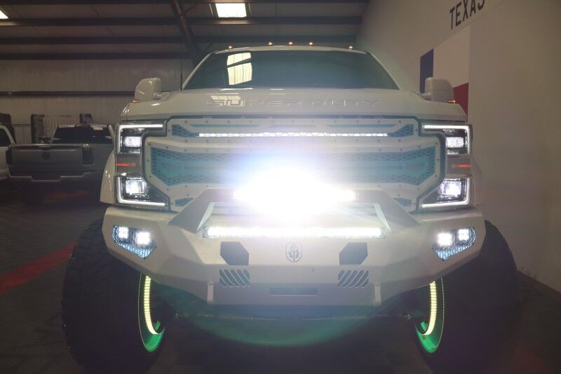 2022 Ford Super Duty F-450 DRW Platinum Custom Lift 28in Wheels 38in Tires 6.7L Diesel LED Lights Arlington TX