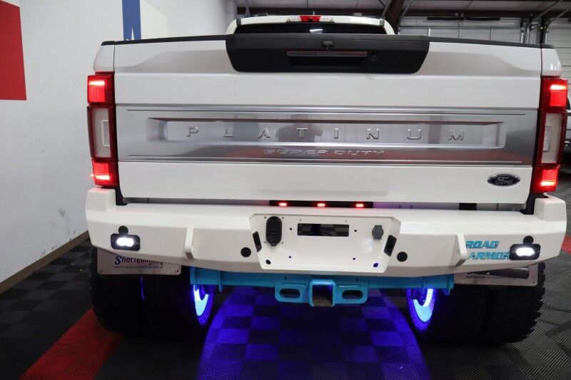 2022 Ford Super Duty F-450 DRW Platinum Custom Lift 28in Wheels 38in Tires 6.7L Diesel LED Lights Arlington TX