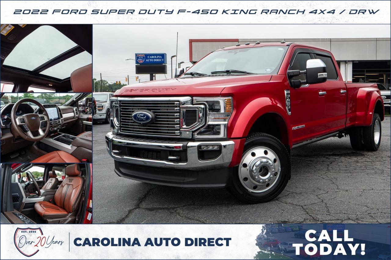 2022 Ford Super Duty F-450 King Ranch 4X4 / DRW / Ultimate Package / Diesel!