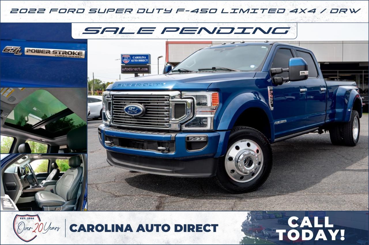 2022 Ford Super Duty F-450 Limited 4X4 / DRW / Diesel / Massage Seats!