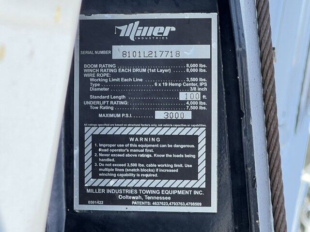 2022 Ford Super Duty F-450 Vulcan 810 Standard Duty Wrecker Truck Tampa FL