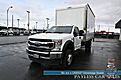 2022 Ford Super Duty F-550 XLT Box Truck / 4X4 / 6.7L Power Stroke Diesel / Preferred Pkg / Power Mi