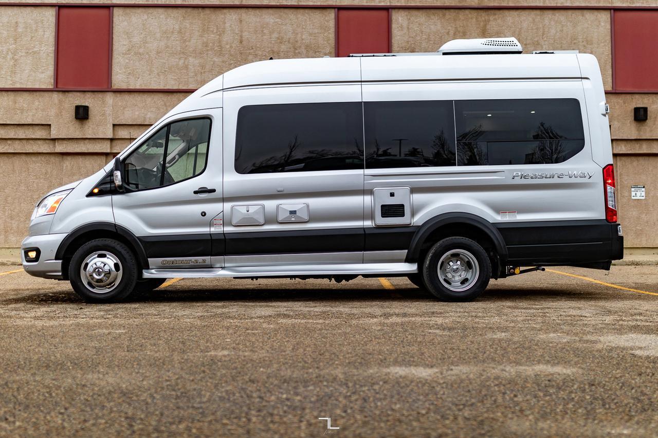 2022 Ford T-350 Pleasure Way Ontour 2.2 Leather Nav Solar Panels Red Deer AB