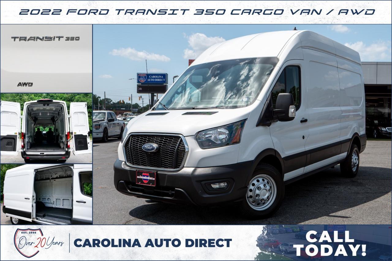 2022 Ford Transit 350 Cargo Van / AWD / SYNC 4 / 3.5L V6!