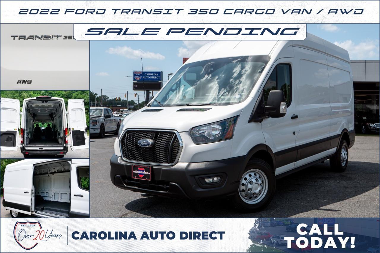 2022 Ford Transit 350 Cargo Van / AWD / SYNC 4 / 3.5L V6!