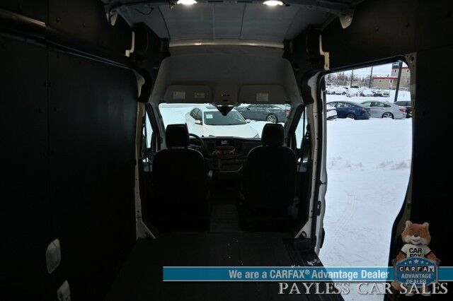 2022 Ford Transit Cargo Van High Roof / AWD / 3.5L V6 / Load Area Protection Pkg / Leather Seats / Bluetooth / Back Up Camera / Power Locks & Windows / Cruise Control / Air Conditioning / 1-Owner Anchorage AK