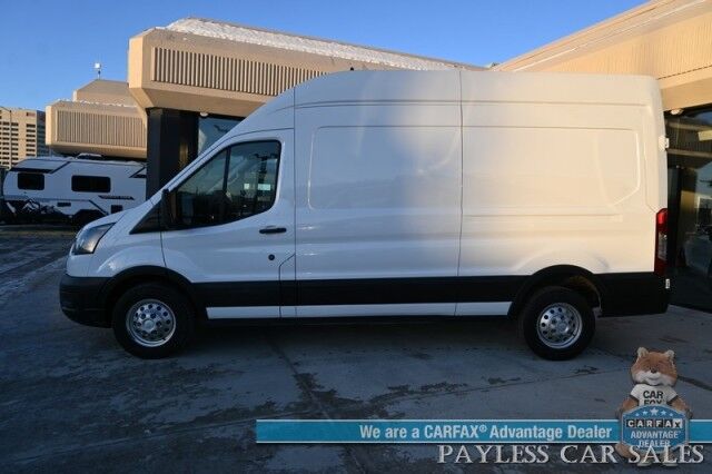 2022 Ford Transit Cargo Van T-250 / High Roof / 3.5L V6 / 148in Wheelbase / Load Area Protection Pkg / Leather Seats / Forward Collision Warning / Lane Departure Alert / Cruise Control / Bluetooth / USB Input / Back Up Camera / Block Heater / 1-Owner Anchorage AK 2022 Ford Transit Cargo Van T-250 / High Roof / 3.5L V6 / 148in Wheelbase / Load Area Protection Pkg / Leather Seats / Forward Collision Warning / Lane Departure Alert / Cruise Control / Bluetooth / USB Input / Back Up Camera / Block Heater / 1-Owner Anchorage AK