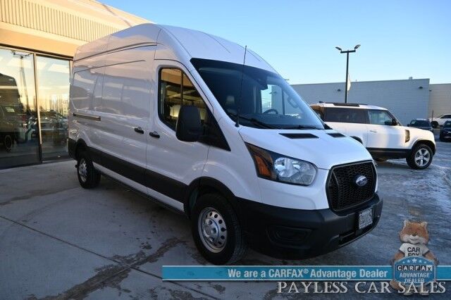 2022 Ford Transit Cargo Van T-250 / High Roof / 3.5L V6 / 148in Wheelbase / Load Area Protection Pkg / Leather Seats / Forward Collision Warning / Lane Departure Alert / Cruise Control / Bluetooth / USB Input / Back Up Camera / Block Heater / 1-Owner Anchorage AK 2022 Ford Transit Cargo Van T-250 / High Roof / 3.5L V6 / 148in Wheelbase / Load Area Protection Pkg / Leather Seats / Forward Collision Warning / Lane Departure Alert / Cruise Control / Bluetooth / USB Input / Back Up Camera / Block Heater / 1-Owner Anchorage AK