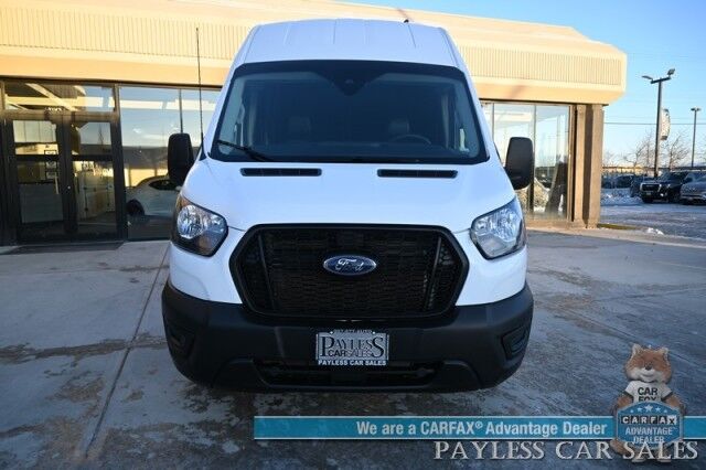 2022 Ford Transit Cargo Van T-250 / High Roof / 3.5L V6 / 148in Wheelbase / Load Area Protection Pkg / Leather Seats / Forward Collision Warning / Lane Departure Alert / Cruise Control / Bluetooth / USB Input / Back Up Camera / Block Heater / 1-Owner Anchorage AK 2022 Ford Transit Cargo Van T-250 / High Roof / 3.5L V6 / 148in Wheelbase / Load Area Protection Pkg / Leather Seats / Forward Collision Warning / Lane Departure Alert / Cruise Control / Bluetooth / USB Input / Back Up Camera / Block Heater / 1-Owner Anchorage AK