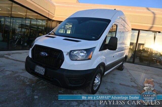 2022 Ford Transit Cargo Van T-250 / High Roof / 3.5L V6 / 148in Wheelbase / Load Area Protection Pkg / Leather Seats / Forward Collision Warning / Lane Departure Alert / Cruise Control / Bluetooth / USB Input / Back Up Camera / Block Heater / 1-Owner Anchorage AK 2022 Ford Transit Cargo Van T-250 / High Roof / 3.5L V6 / 148in Wheelbase / Load Area Protection Pkg / Leather Seats / Forward Collision Warning / Lane Departure Alert / Cruise Control / Bluetooth / USB Input / Back Up Camera / Block Heater / 1-Owner Anchorage AK