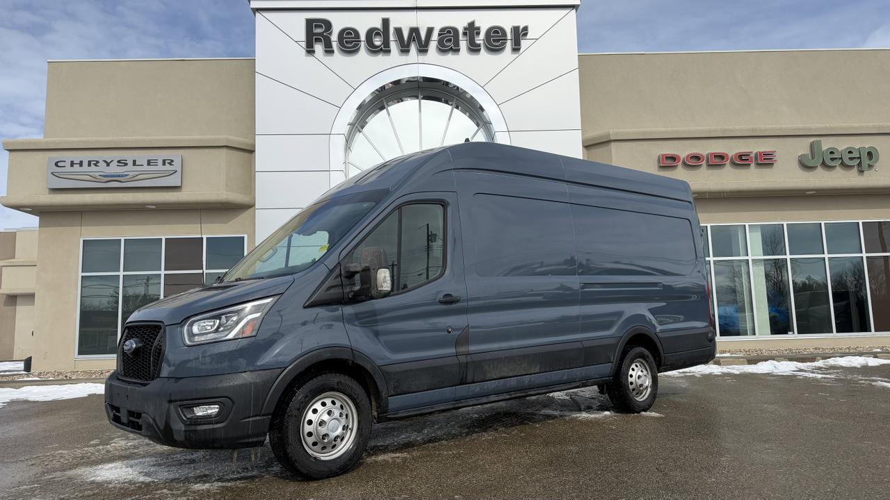2022 Ford Transit Cargo Van T250 AWD | 148IN EL High Roof | V6 | Keyless Entry | Backup Camera | Bluetooth | Side Wide Stabilize