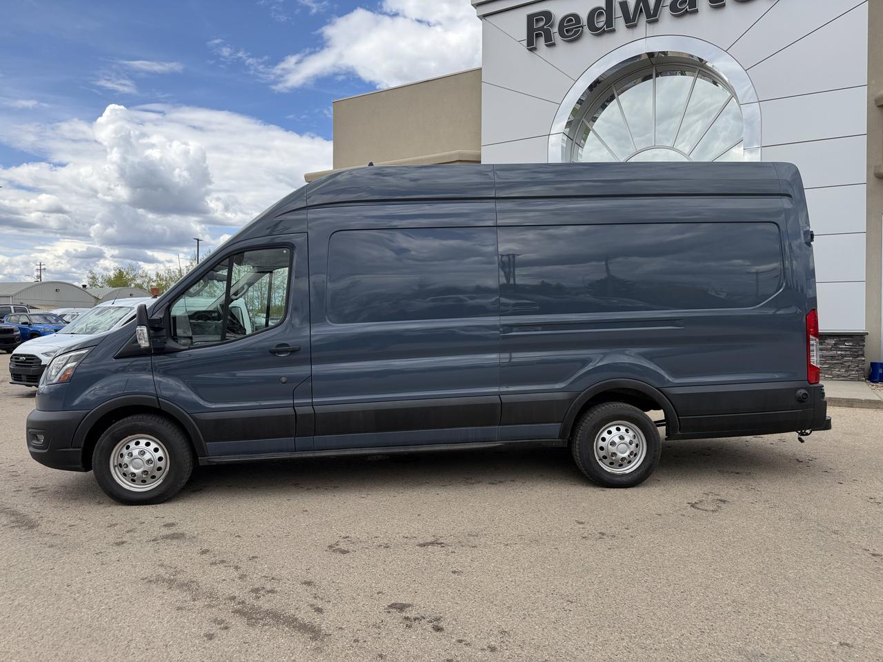 2022 Ford Transit Cargo Van T250 AWD | 148IN EL High Roof | V6 | Keyless Entry | Rearview Camera | Bluetooth | Towing Capability Redwater AB