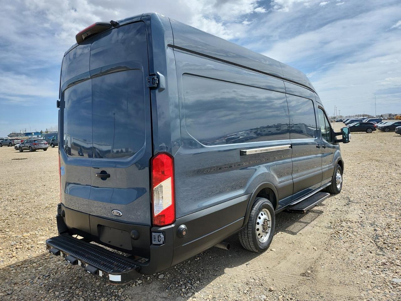 2022 Ford Transit Cargo Van T250 AWD | 148IN EL High Roof | V6 | Keyless Entry | Rearview Camera | Bluetooth | Towing Capability Redwater AB