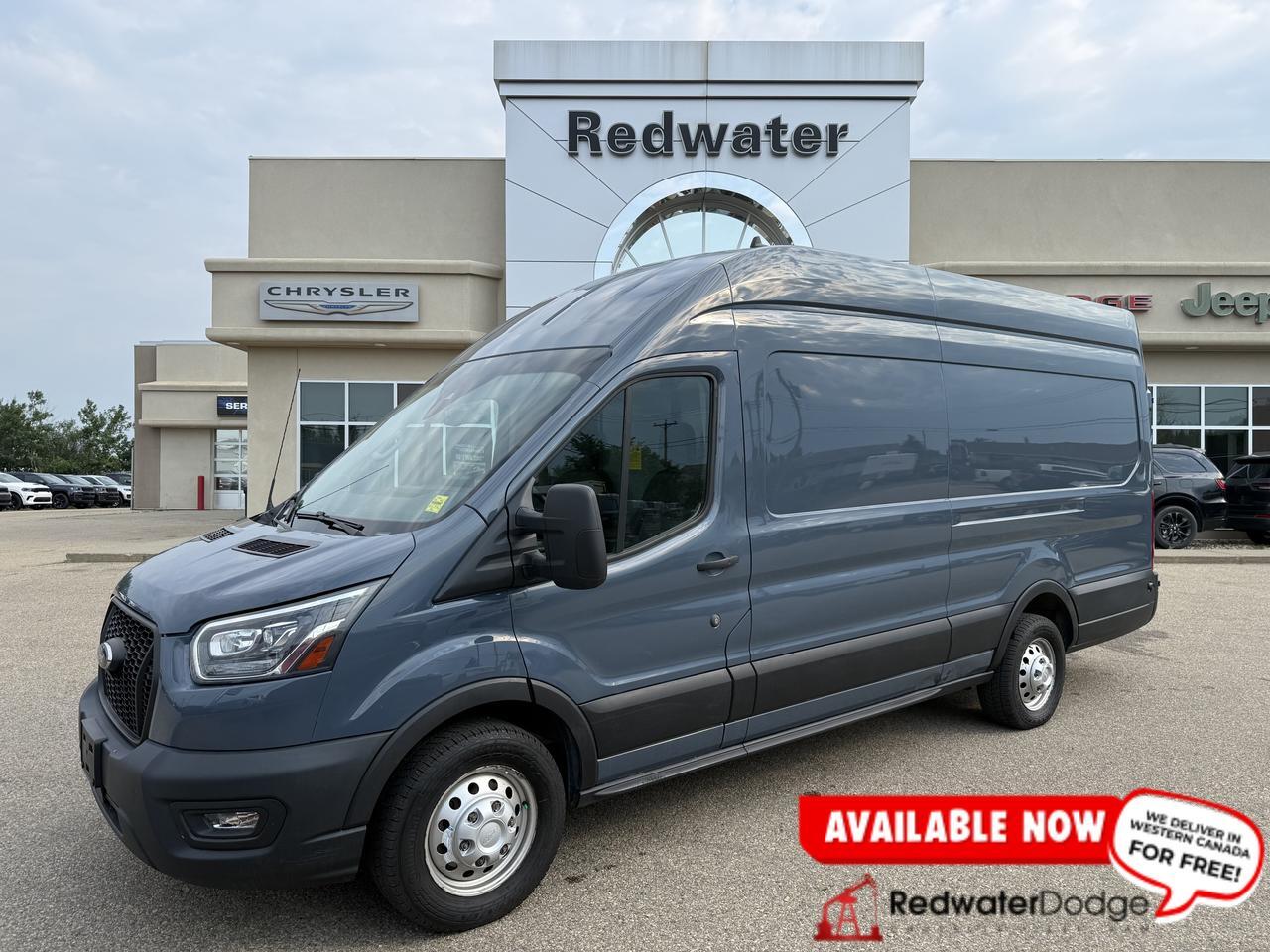 2022 Ford Transit Cargo Van T250 AWD | Low KMs | V6 | High Roof | Rearview Camera | Bluetooth | Towing Capability
