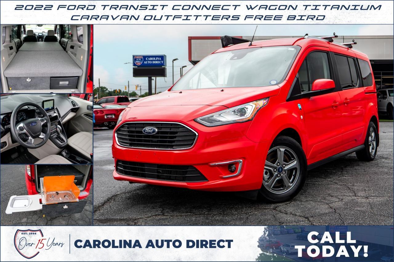 2022 Ford Transit Connect Titanium / LWB / Caravan Outfitters Free Bird! Lincolnton NC
