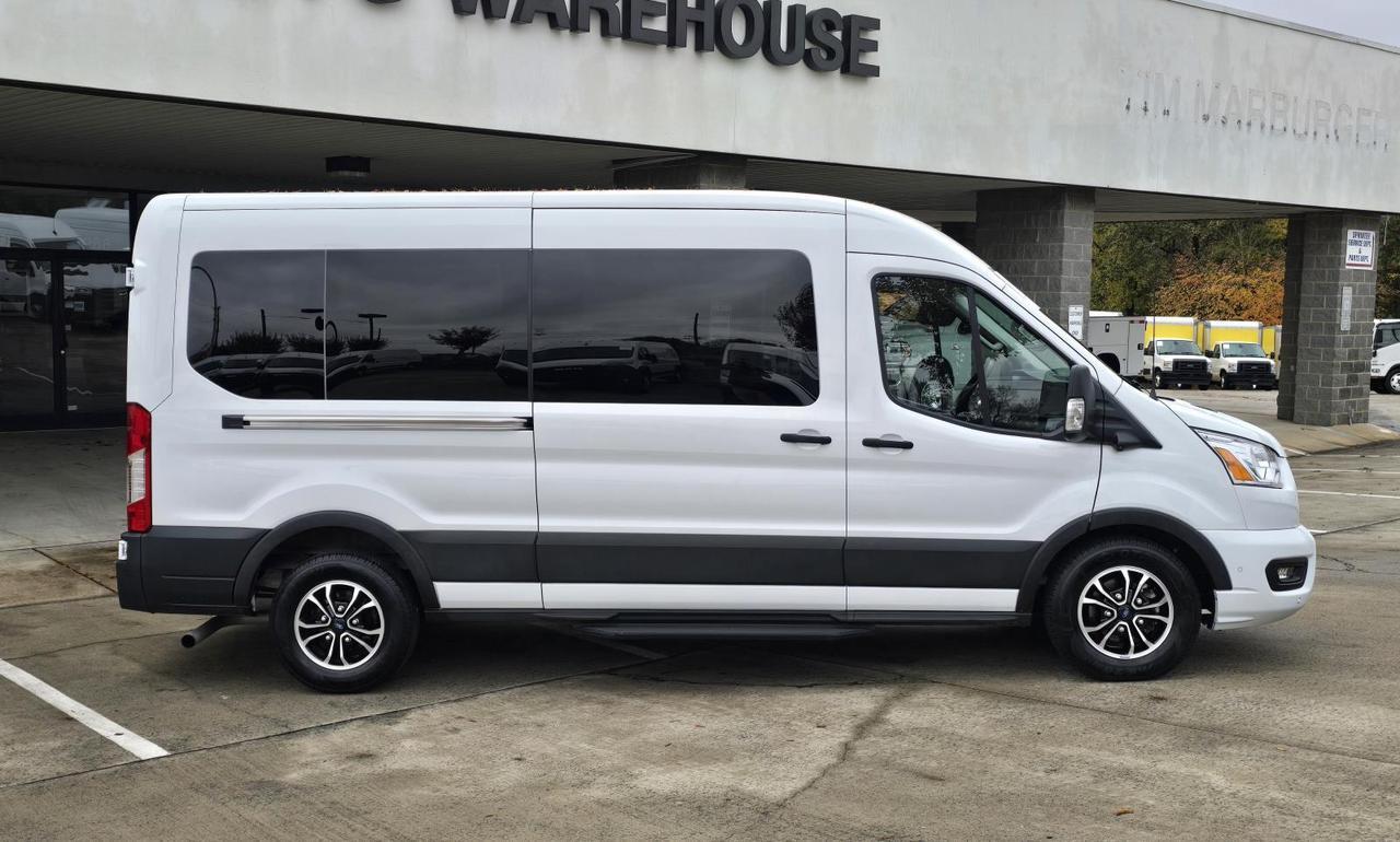 2022 Ford Transit Passenger Wagon T-350 Medium Roof 148WB XLT 12-Passenger W/EcoBoost and 12 Touch-Screen Concord NC