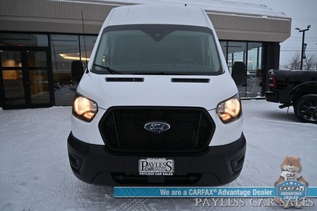 2022 Ford Transit T-250 Cargo Van / High Roof / AWD / 3.5L V6 / Load Area Protection Pkg / Leather Seats / Bluetooth / Power Locks, Windows & Mirrors / Lane-Keeping & Pre-Collision Assist / Cruise Control / Air Conditioning / Back Up Camera / 1-Owner