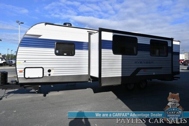 2022 Forest River Primetime / Avenger 27DBS / Sleeps 8 / 25K BTU Heater / 13.5K BTU AC / 3 Burner Stove & Oven Combo / Power Exterior Awning / Exterior Kitchenette / Interior & Exterior Audio System / 32'' Flatscreen / 4319 GVWR Anchorage AK