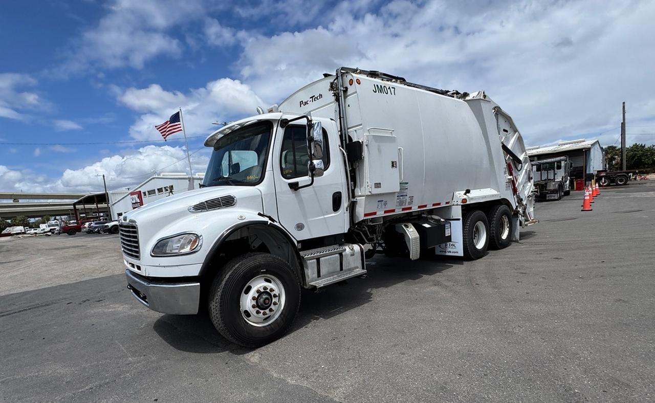 2022 Freightliner M2 25 yard Pac-Tech Rear Loader Garbage Truck