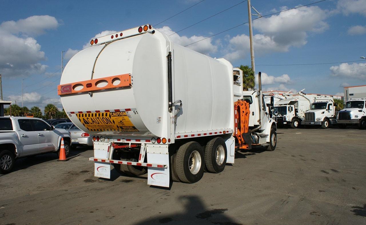 2022 Freightliner M2 28 yard Pac-Tech Bandit Side Loader Garbage Truck